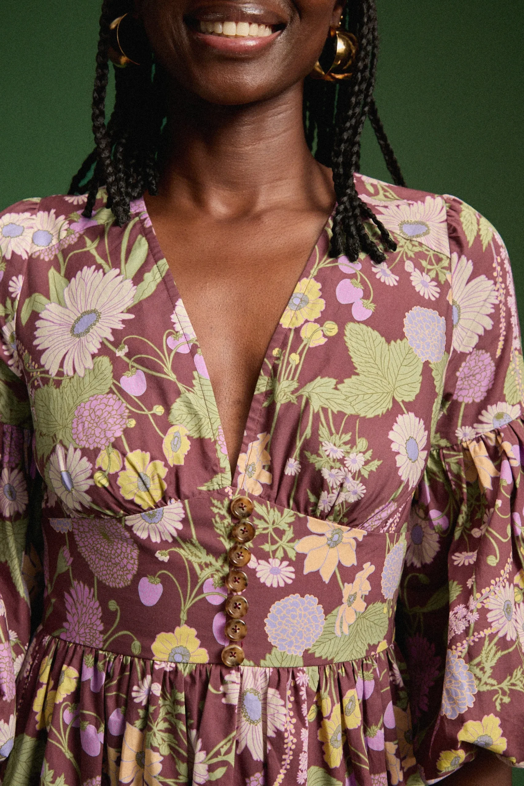 ROBE LEANDRA AUTUMN FLOWER MARKET
