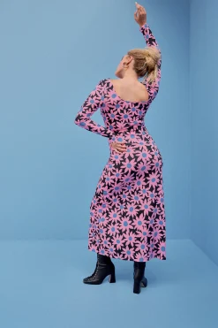 ROBE MADISON FLEUR ROSE