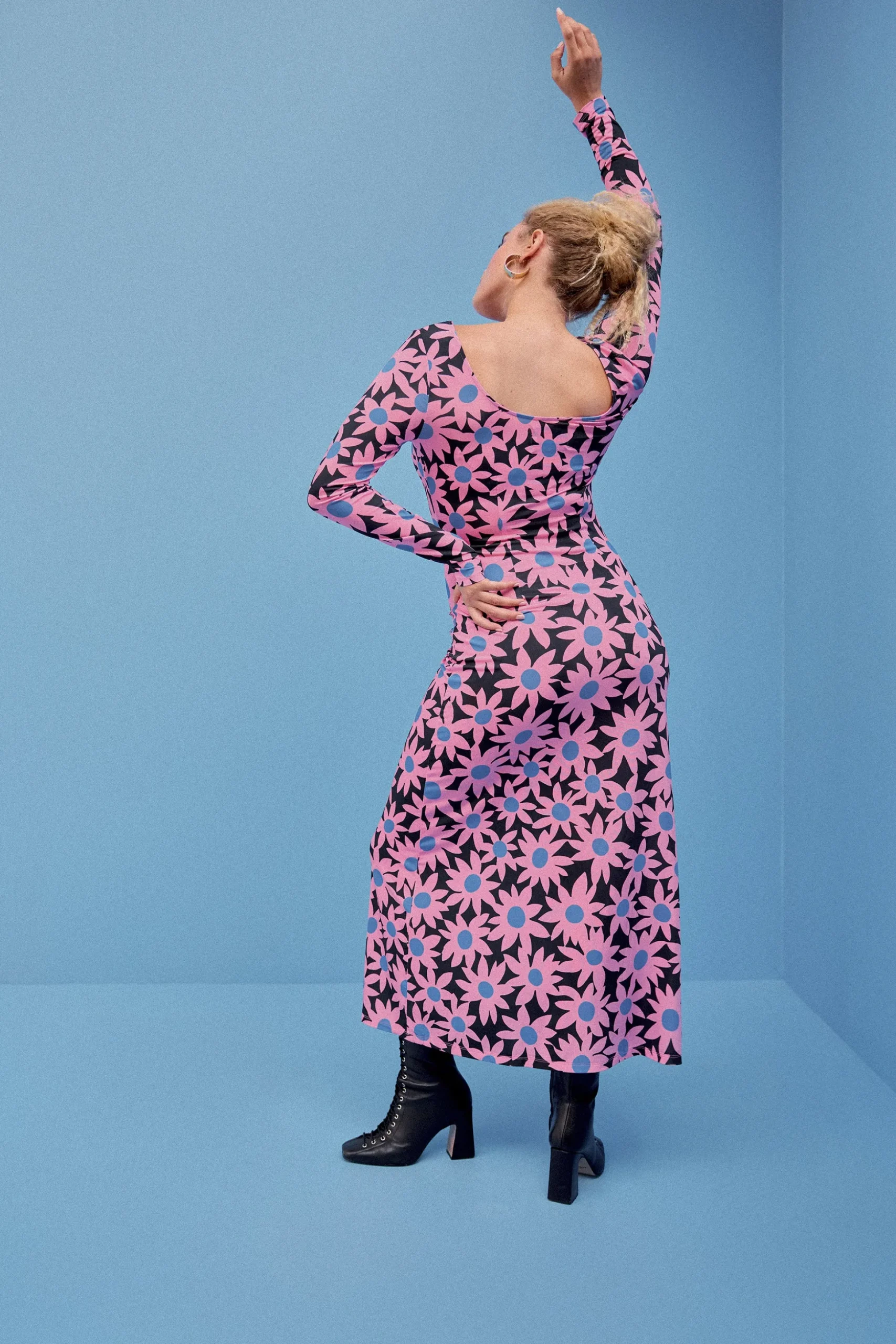 ROBE MADISON FLEUR ROSE