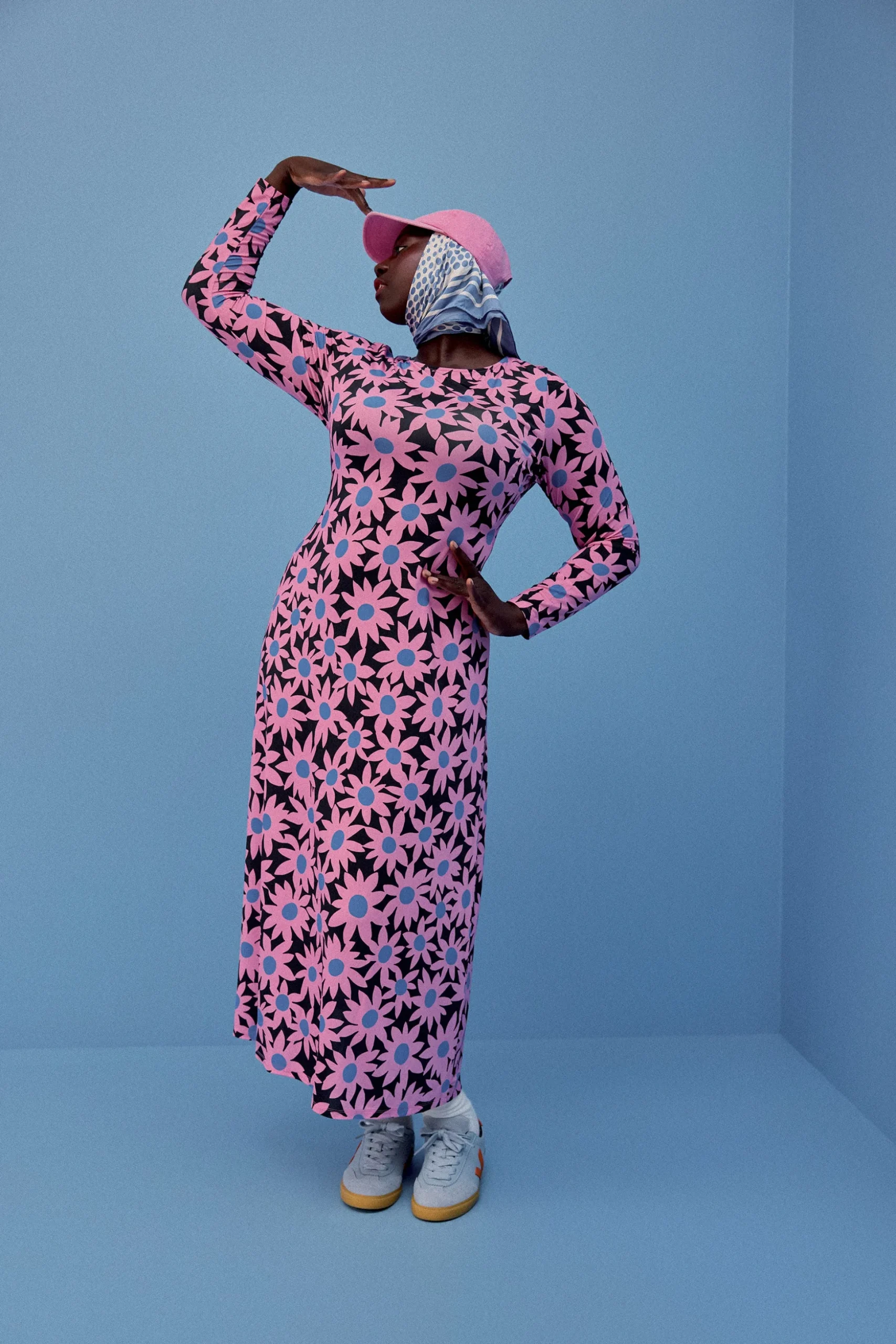 ROBE MADISON FLEUR ROSE