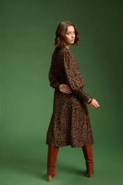 ROBE MARLA LEOPARD