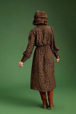 ROBE MARLA LEOPARD