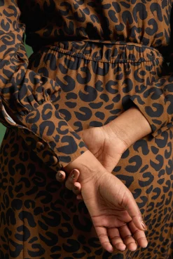 ROBE MARLA LEOPARD
