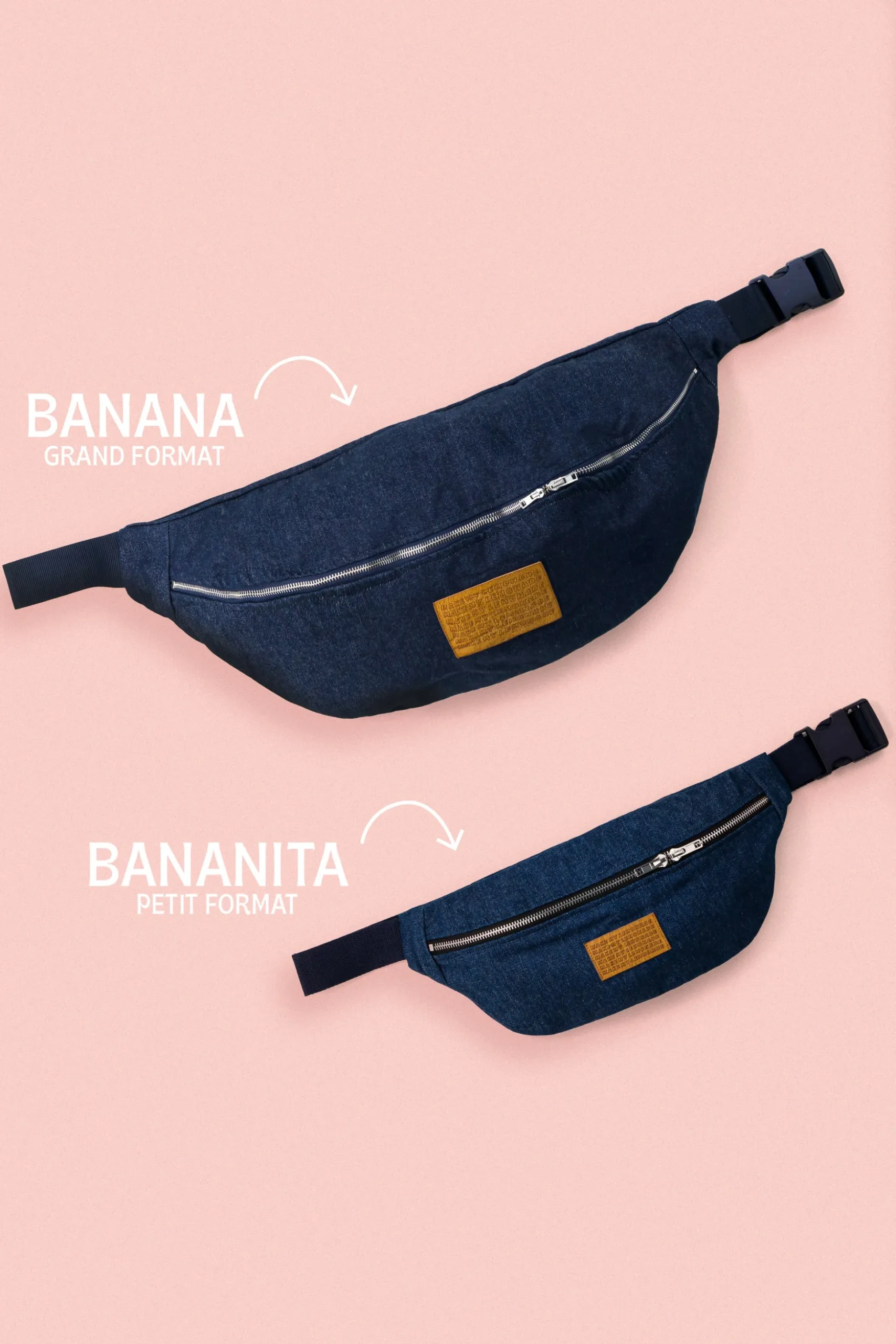 SAC BANANITA JEAN BRUT