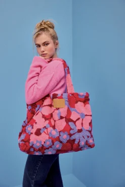 SAC CABAS FLEURS 70'S