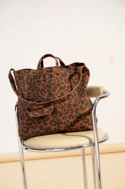 SAC CABAS SUZETTE LEOPARD