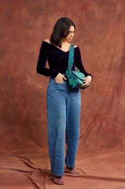 SAC GINA FLEURS DAMASSÉ