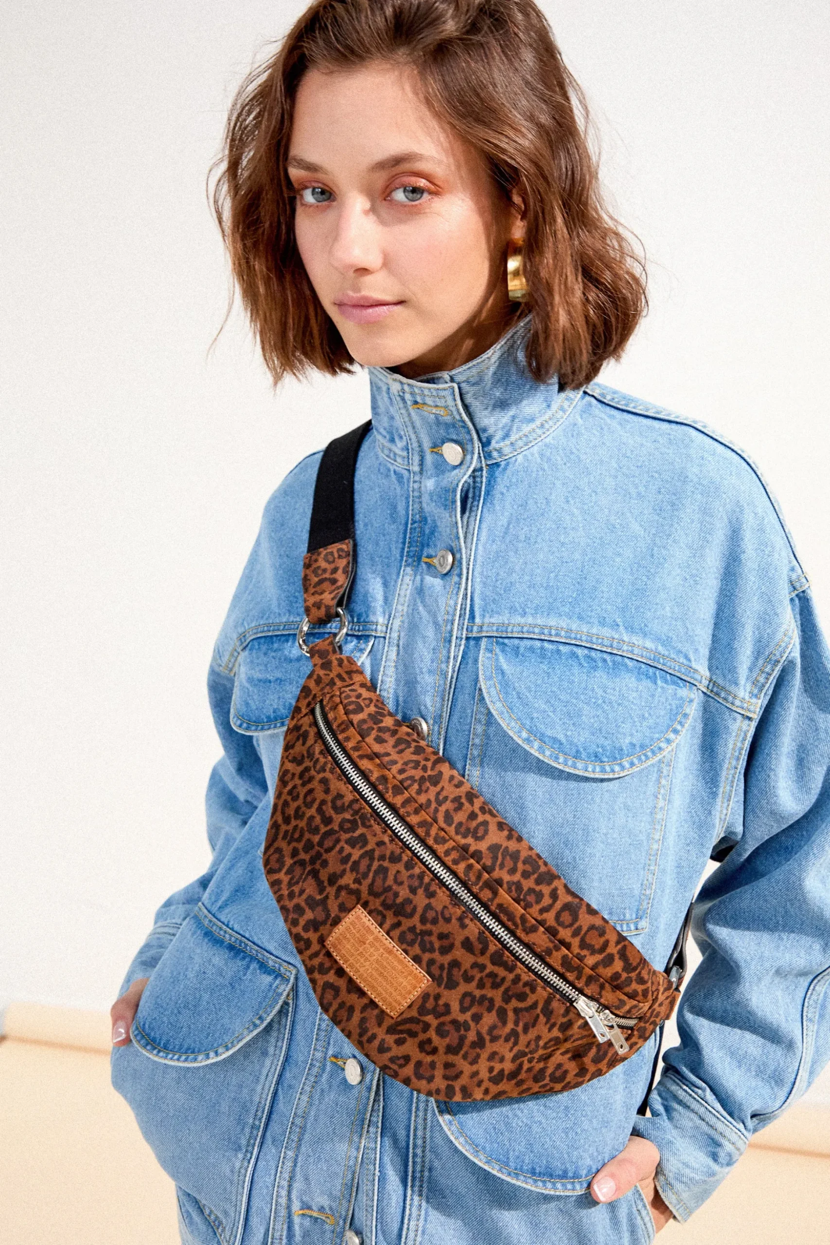 SAC GLORIA CUIR LEOPARD