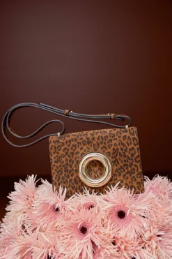 SAC JOHN CUIR LEOPARD