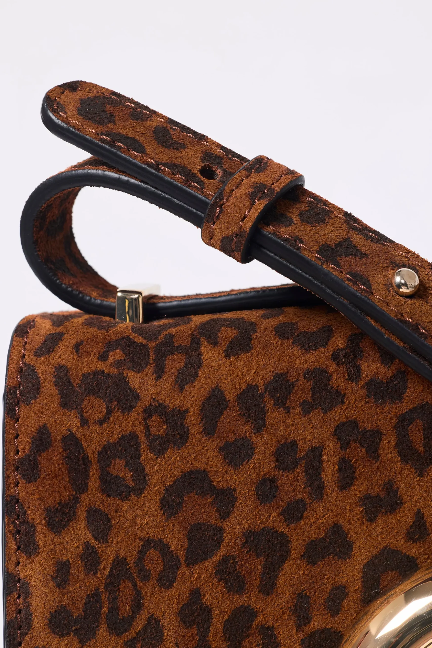 SAC JOHN CUIR LEOPARD