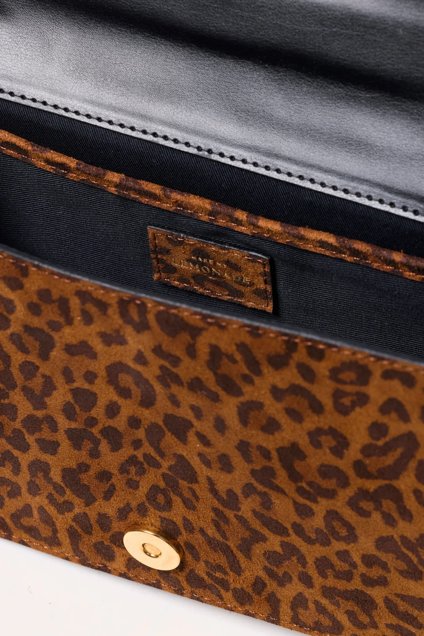 SAC JOHN CUIR LEOPARD