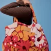 SAC MOUMOUTE FLEURS ORANGE