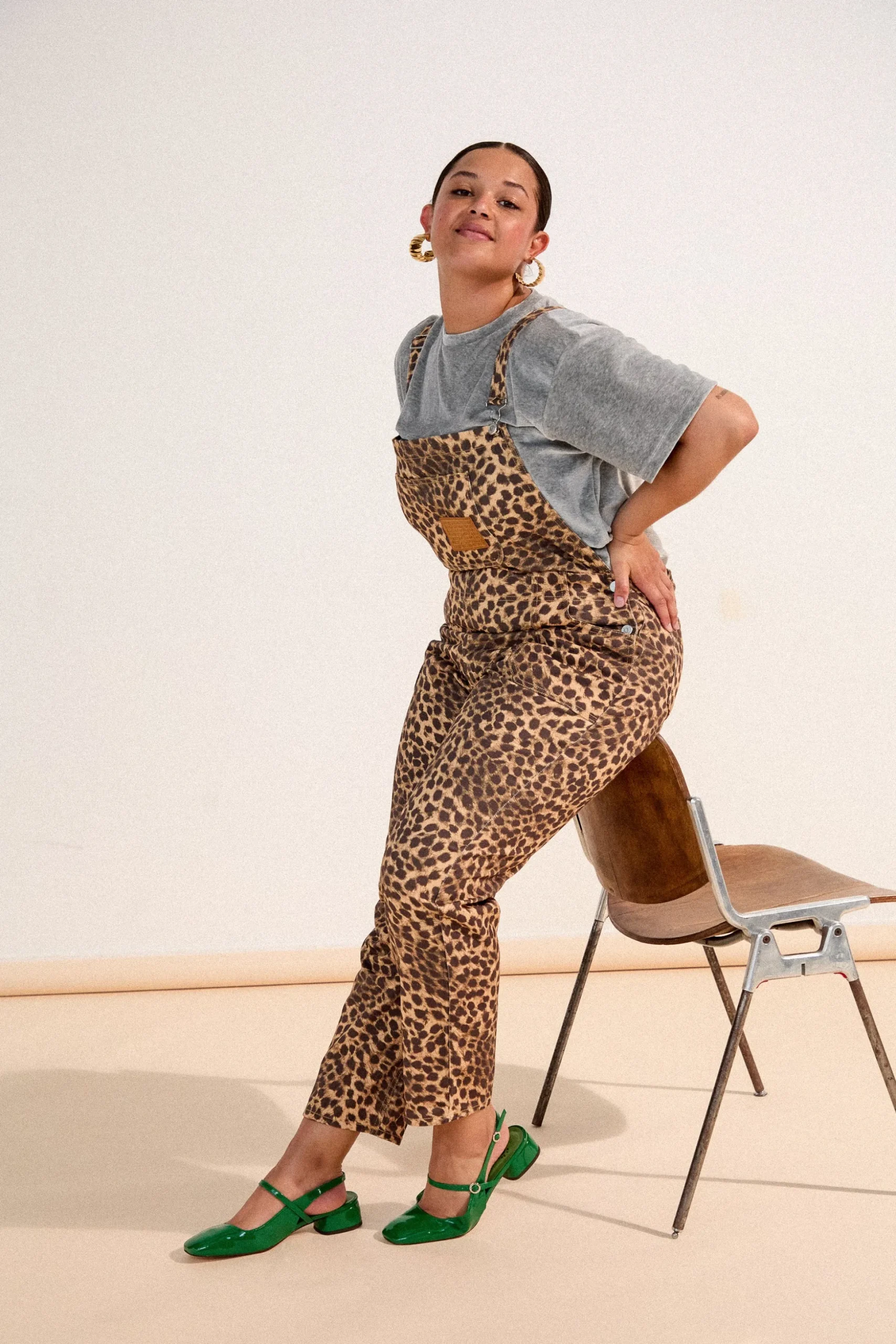 SALOPETTE RAMONA LEOPARD
