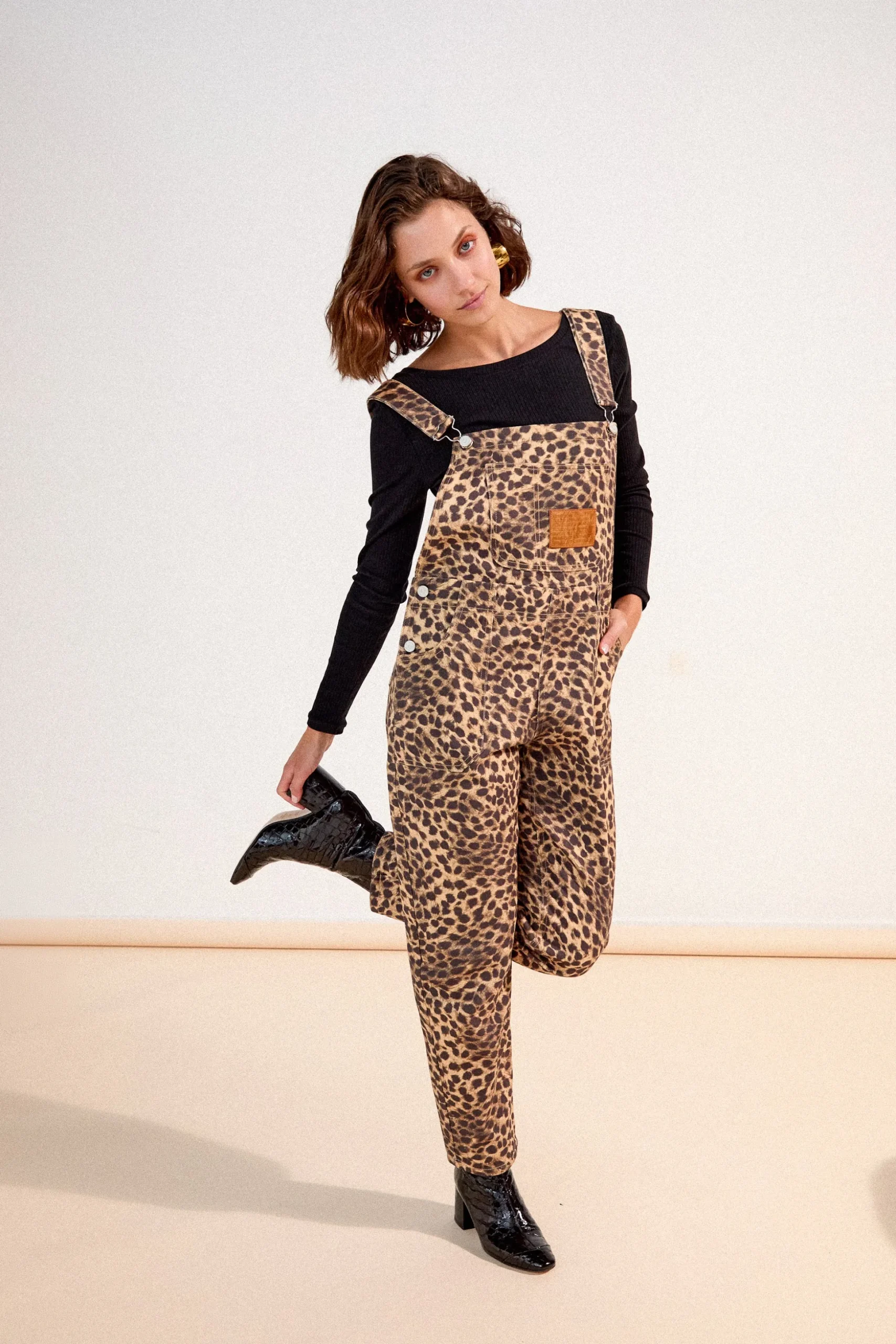 SALOPETTE RAMONA LEOPARD
