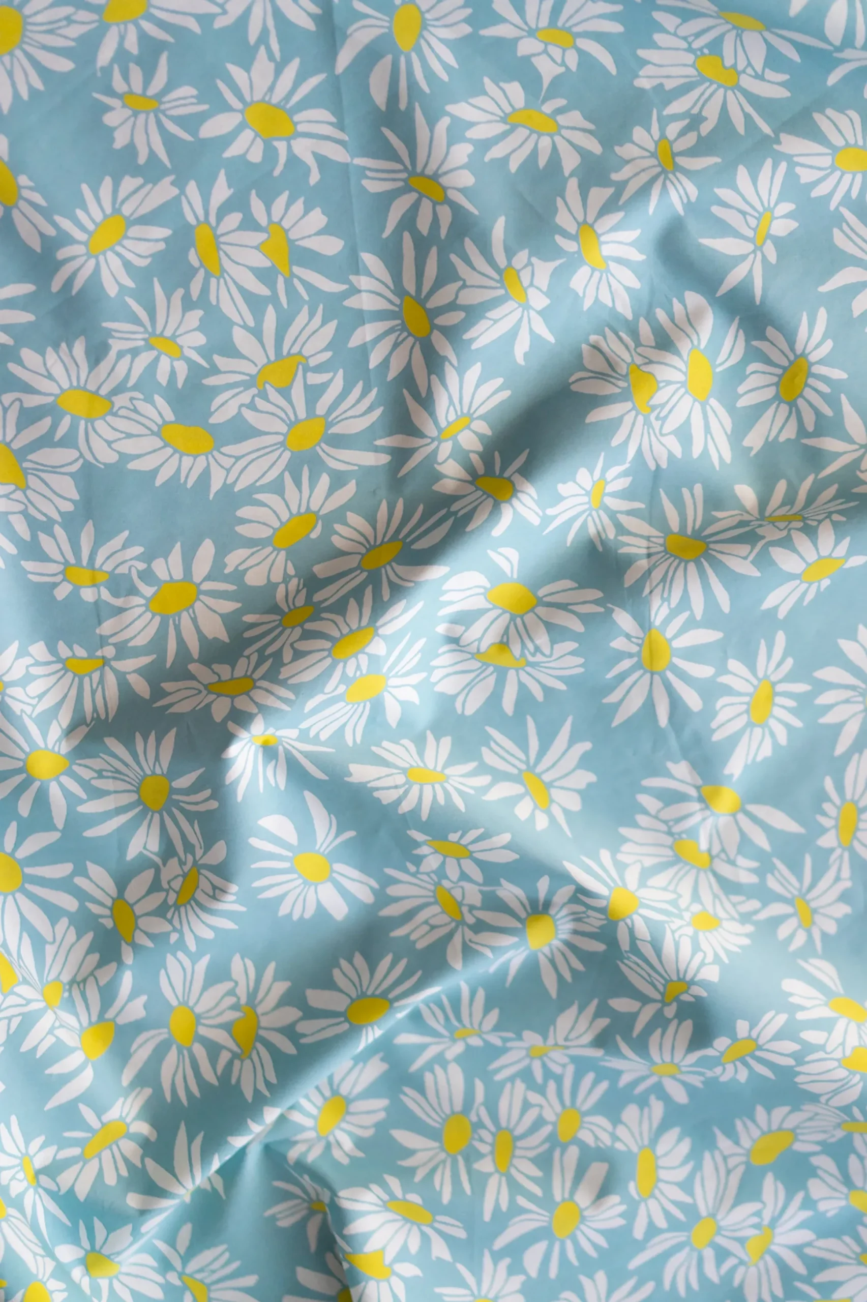 TISSU DAISY BLEU