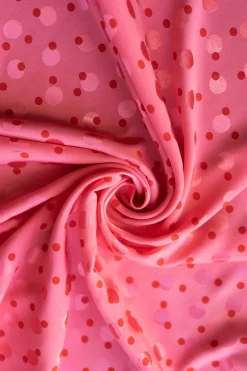 TISSU POLKA PINK