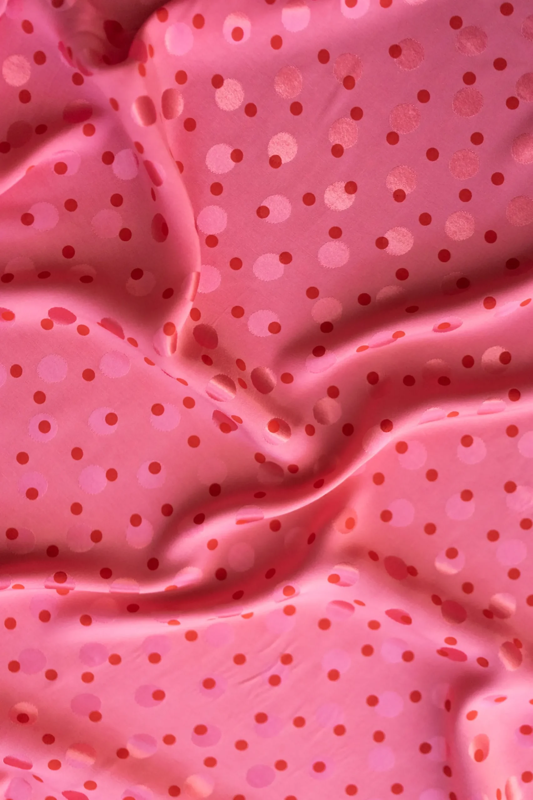 TISSU POLKA PINK