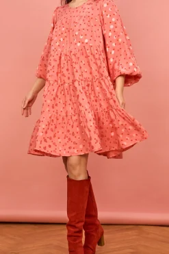 TISSU POLKA PINK