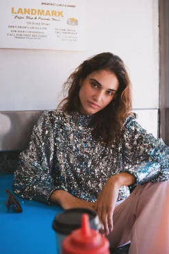 TOP NOAH SEQUINS DISCO