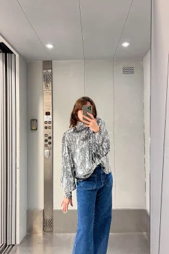 TOP NOAH SEQUINS DISCO
