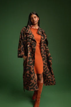 TRENCH RAOUL LEOPARD