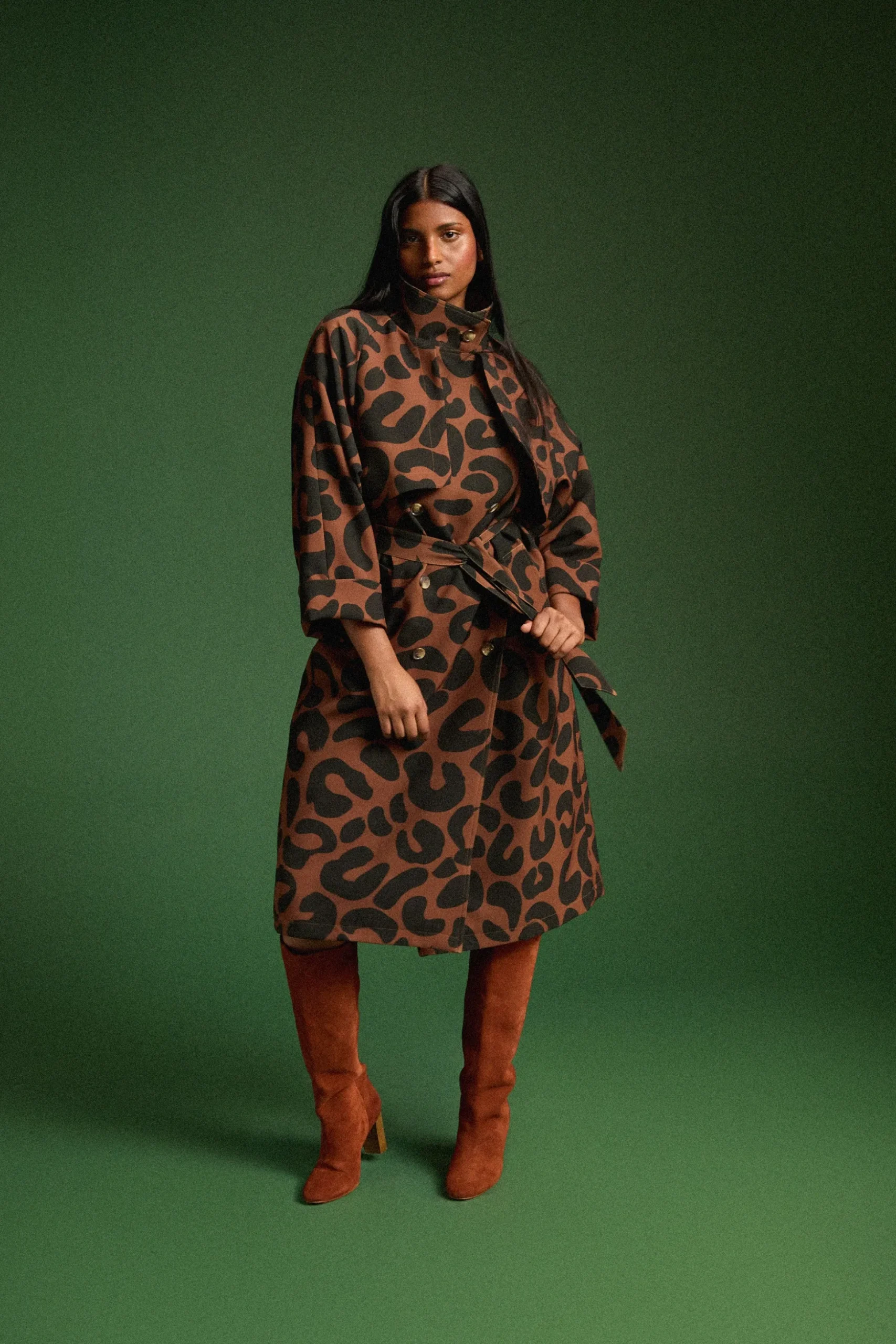 TRENCH RAOUL LEOPARD