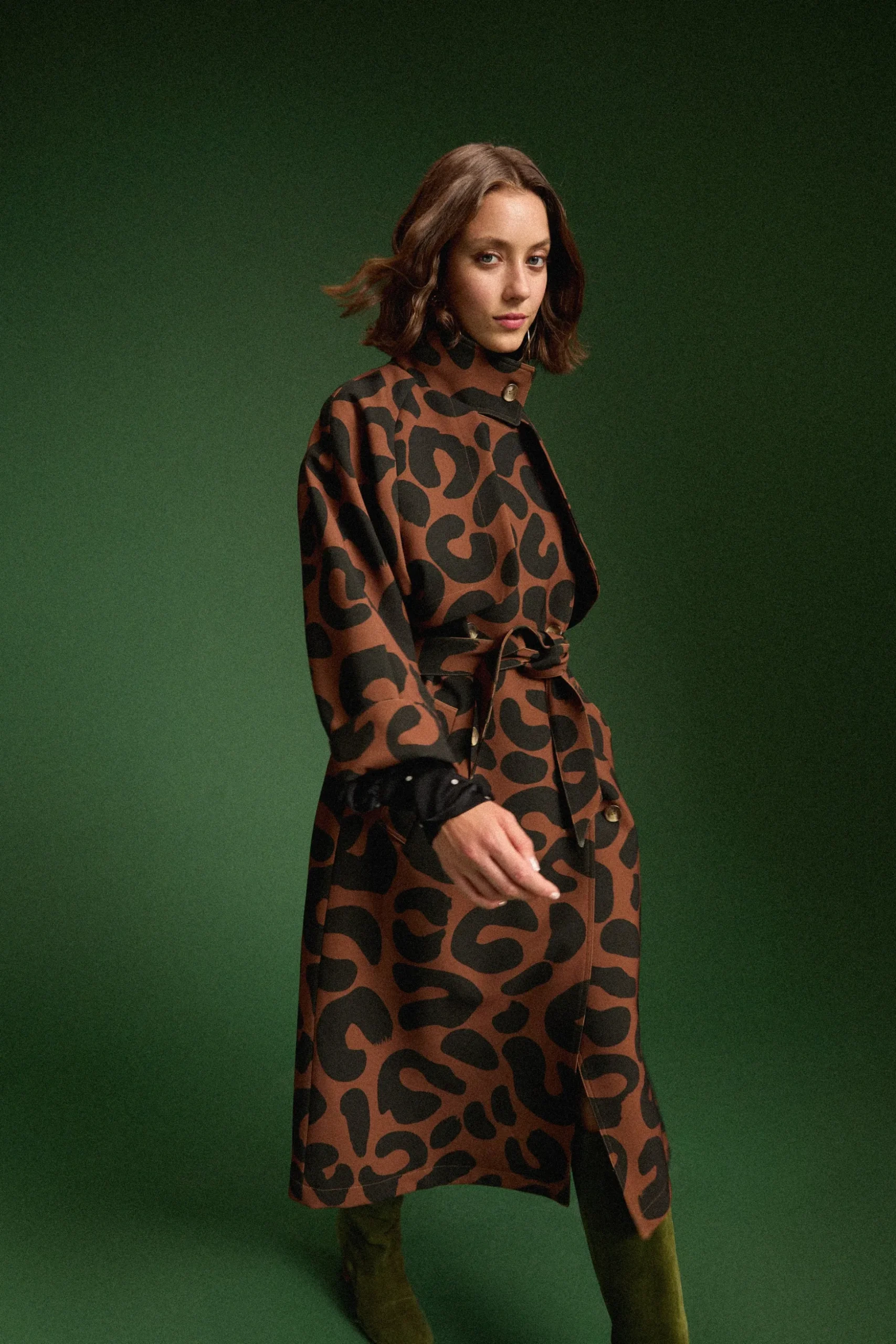 TRENCH RAOUL LEOPARD