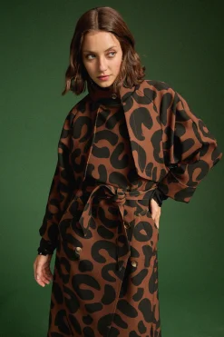 TRENCH RAOUL LEOPARD