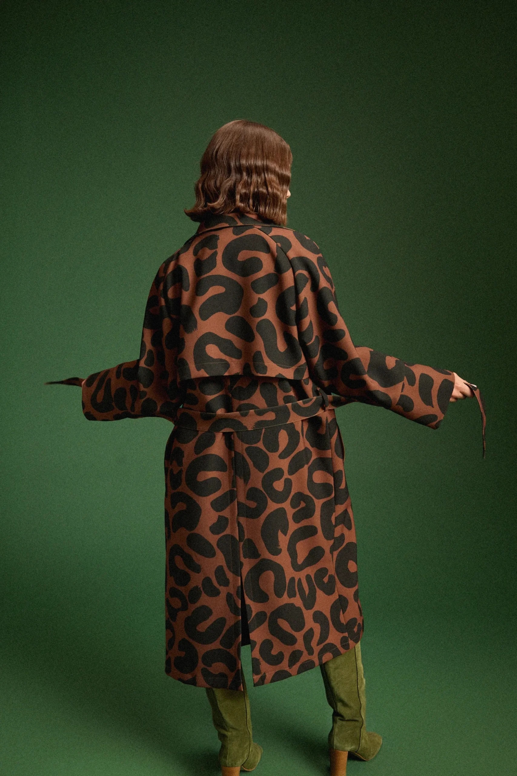 TRENCH RAOUL LEOPARD