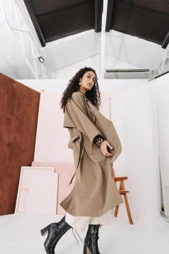 TRENCH RAOUL TABAC
