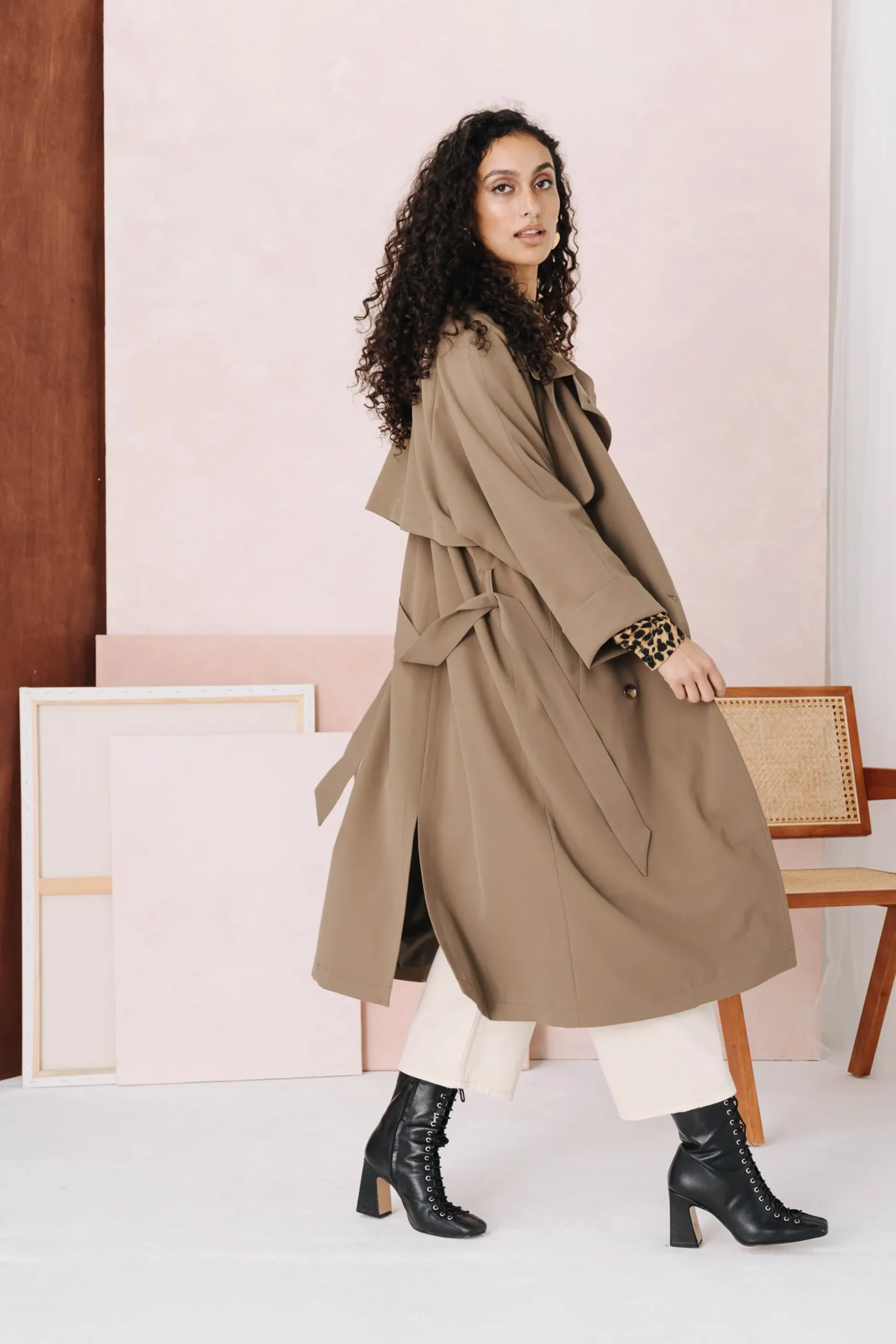 TRENCH RAOUL TABAC
