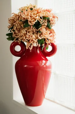 VASE GEORGES ROUGE