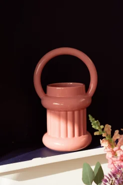 VASE OLIVER PINK