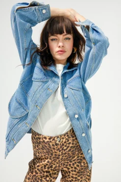 VESTE MAX LIGHT BLUE
