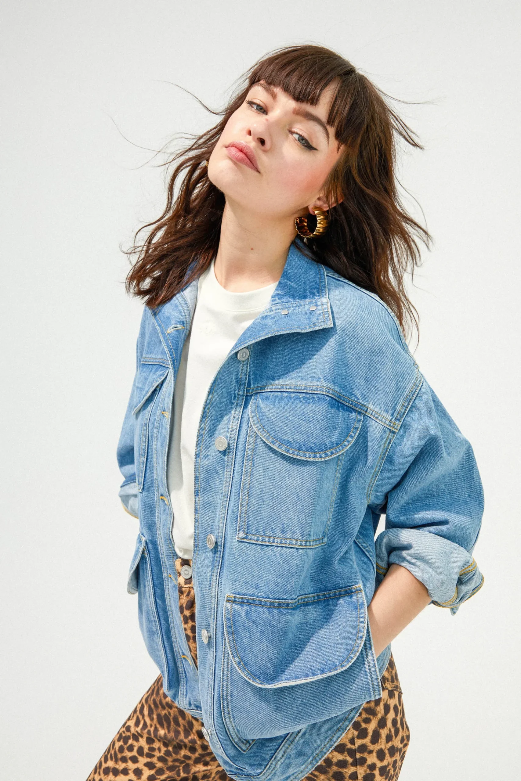 VESTE MAX LIGHT BLUE