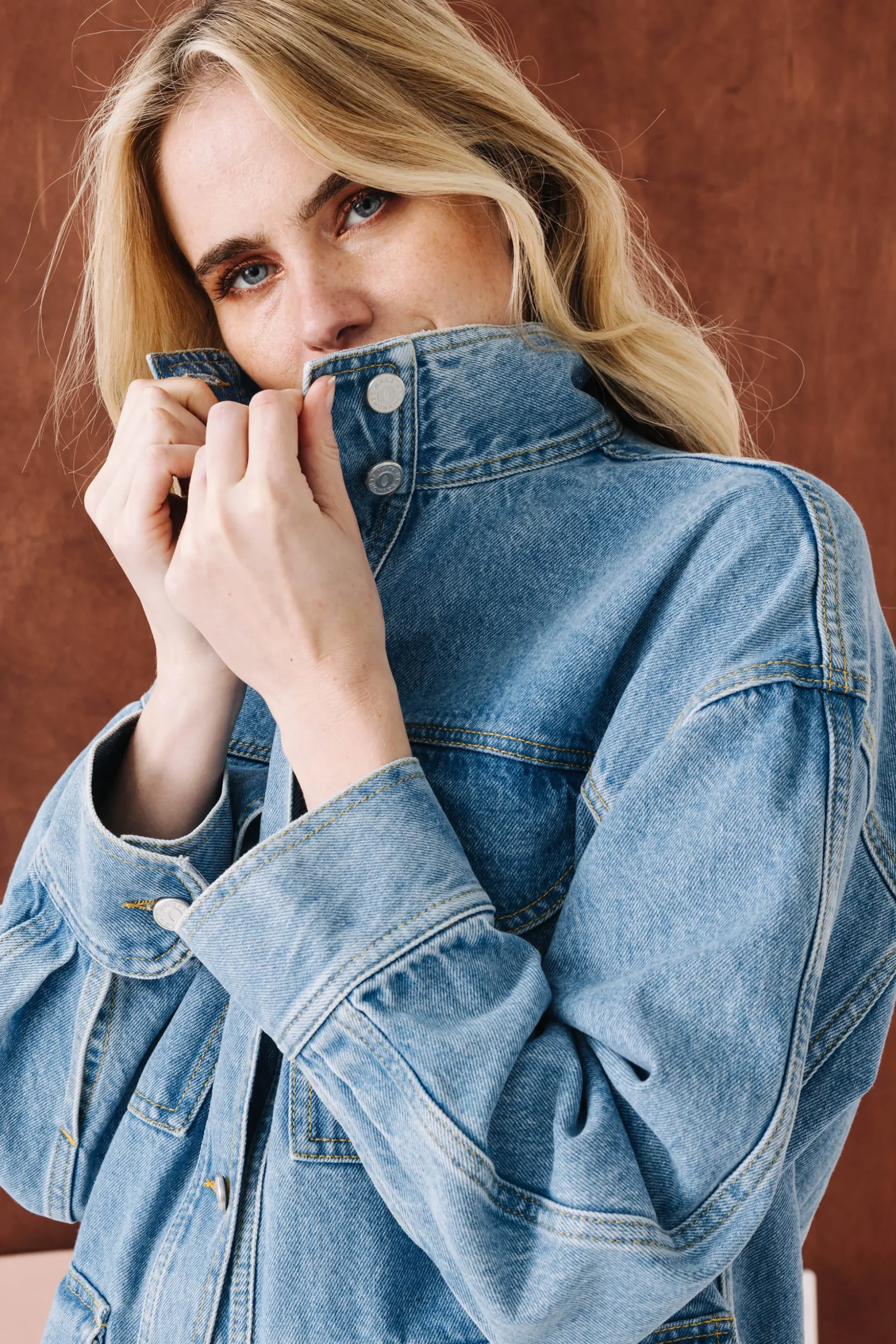 VESTE MAX LIGHT BLUE