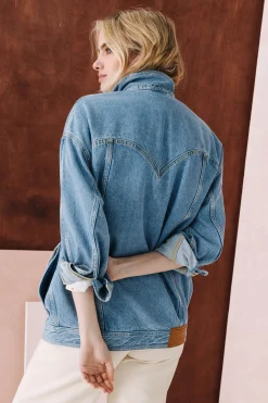 VESTE MAX LIGHT BLUE