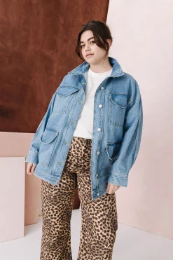 VESTE MAX LIGHT BLUE