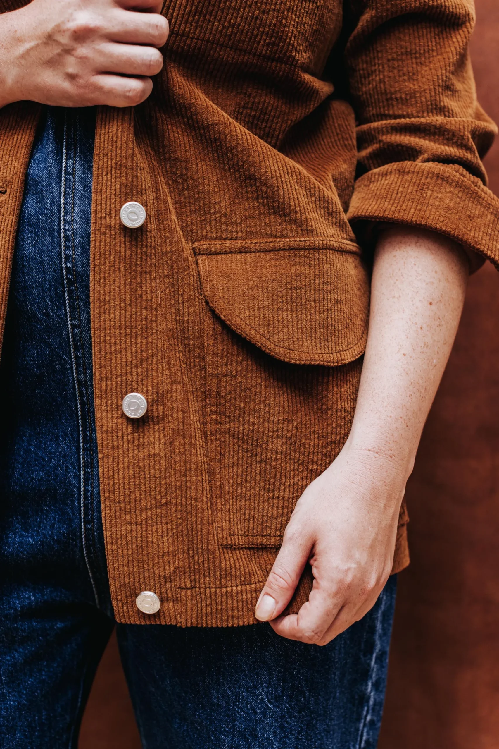 VESTE NINO VELOURS MACCHIATO