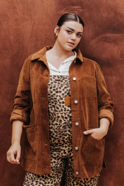 VESTE NINO VELOURS MACCHIATO