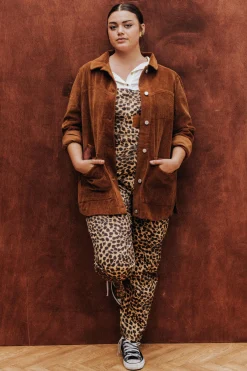 VESTE NINO VELOURS MACCHIATO