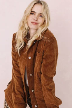 VESTE NINO VELOURS MACCHIATO