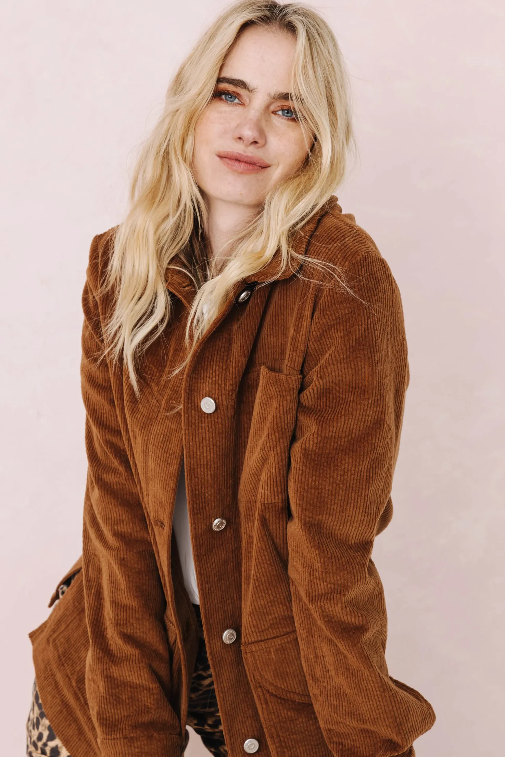 VESTE NINO VELOURS MACCHIATO